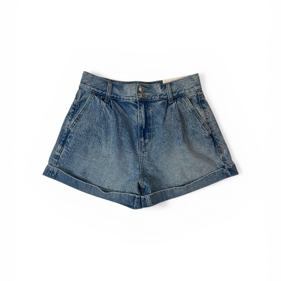 American Eagle Outfitters Pants - American‎ Eagle Mom Shorts High Rise Denim Cuffed NWT Size 2 casual